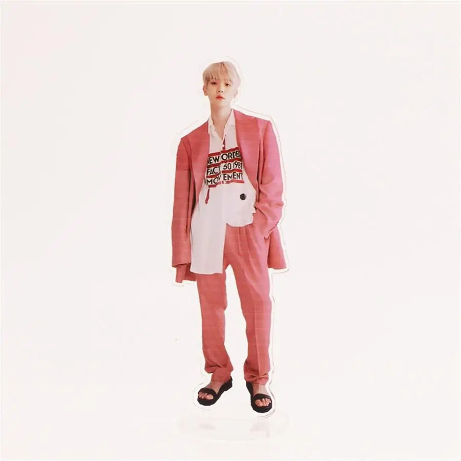 Baekhyun 1 Kpop EXO декор стола Xiumin лежала акриловая стоячая фигурка кукла Chanyeol Baekhyun стоящая фигурка 18 см - Цвет: Baekhyun 1