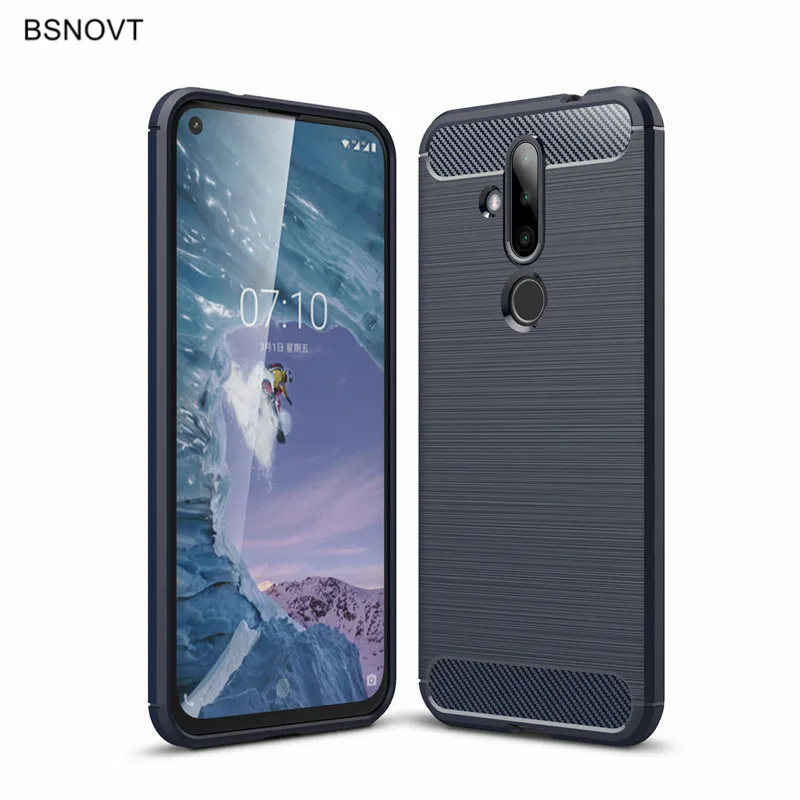 

Чехол для Nokia X71, мягкий силиконовый резиновый жесткий чехол для телефона Nokia 6,2, чехол для Nokia 6,2/X71, чехол-бампер, Fundas