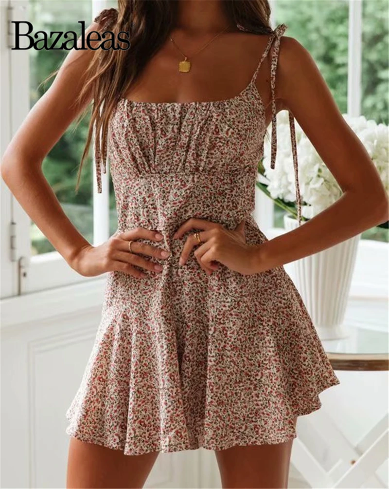 Модный комбинезон Bazaleas с цветочным принтом шикарный женский облегающее боди