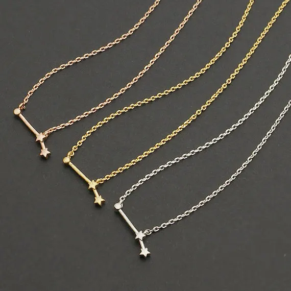 Цепочка с подвеской в виде маргариток ожерелье 12 знаками Зодиака созвездиями