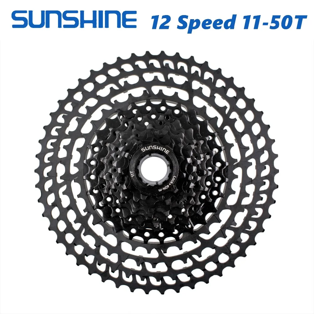 Ультралегкая кассета для горного велосипеда SUNSHINE MTB 12 Скоростей 11 50T 399 г CNC