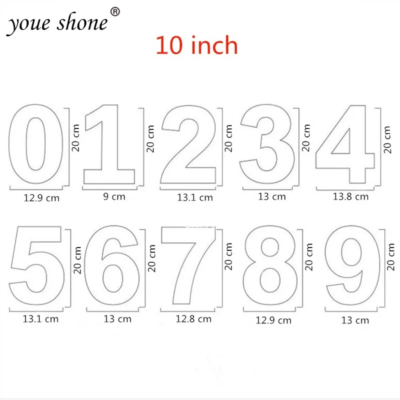 Youe shone 0-9 Форма для кексов форма на день рождения дизайнерская посуда выпечки