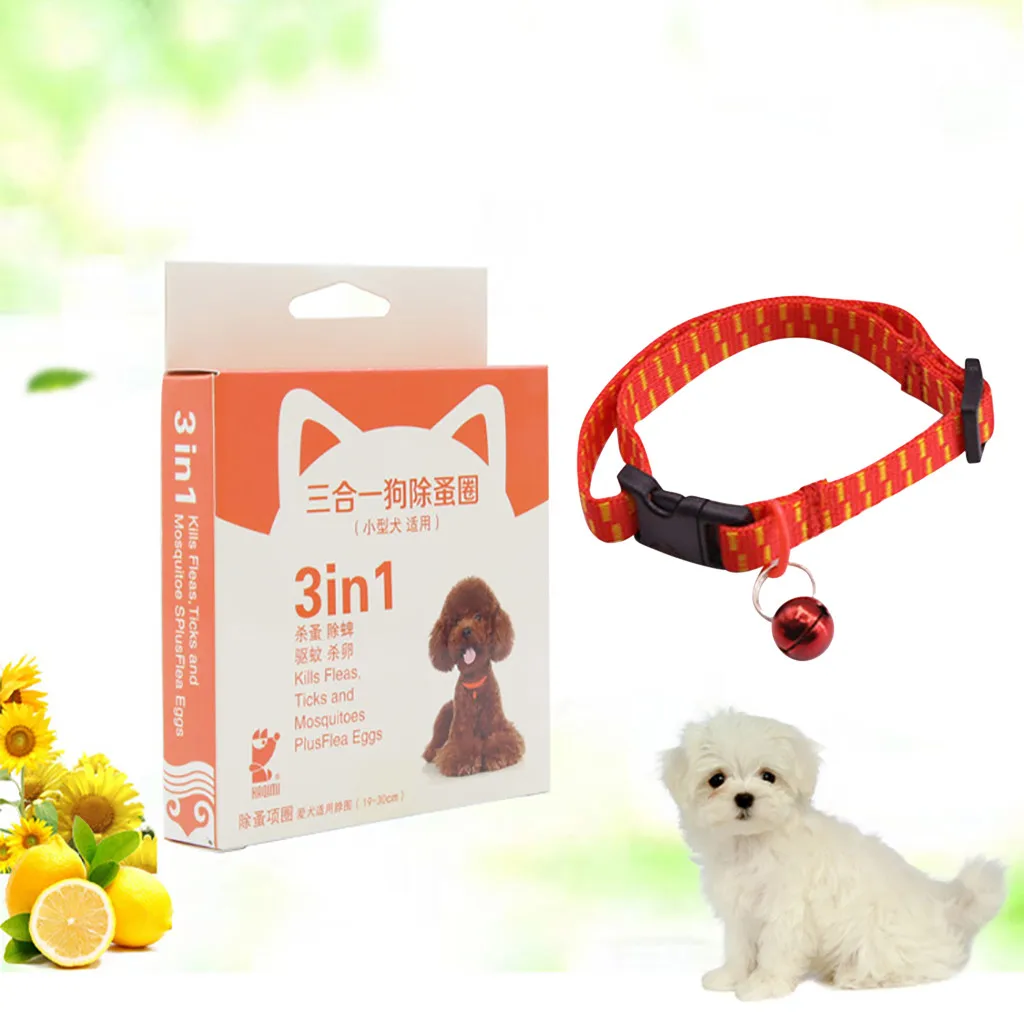 Новый собачий ошейник для блох против комаров вшей нейлоновые товары домашних
