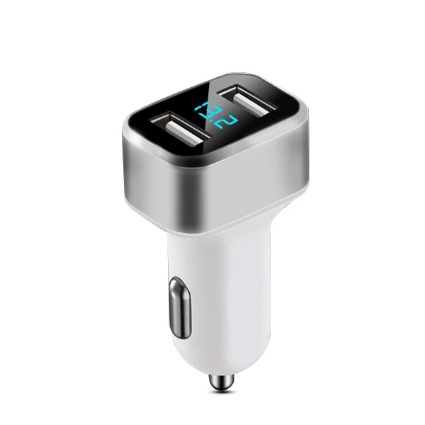 2u FBYEG Dual USB Автомобильное зарядное устройство с планшетом gps универсальный мобильный телефон автомобильное зарядное устройство для Xiaomi samsung S8 iPhone 6 6s 7 8 Plus - Тип штекера: 2u