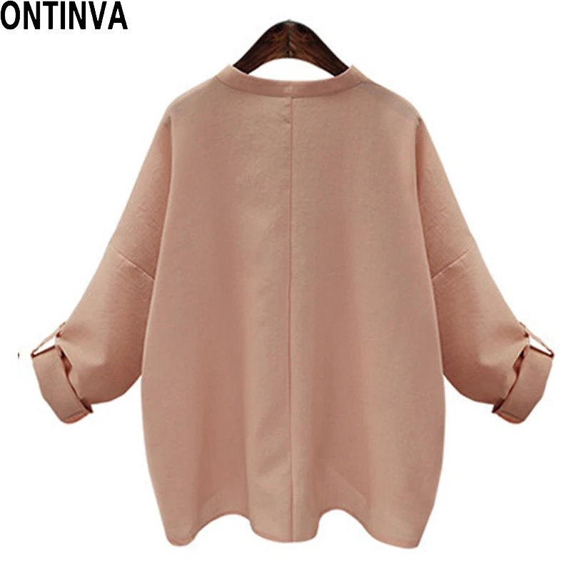 Женские топы с длинными рукавами розовые женские блузки белые офисные рубашки