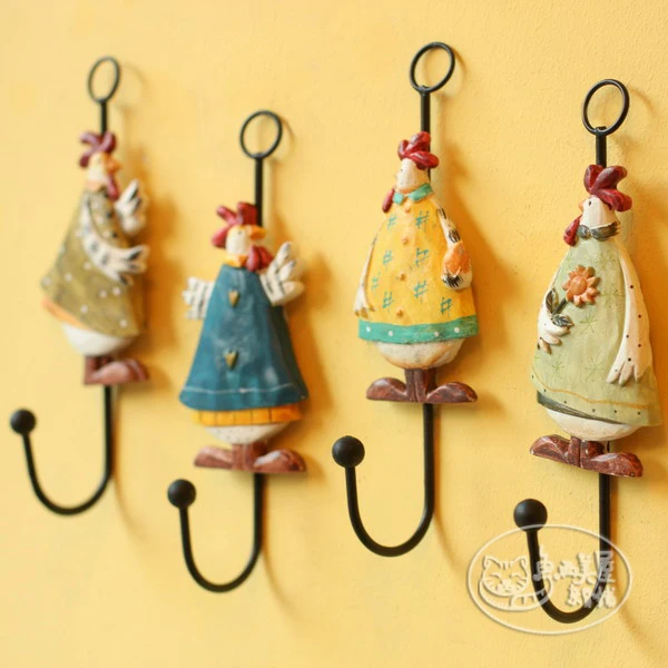 Бесплатная доставка! 4 шт./лот милый Американский Сельский стиль петух