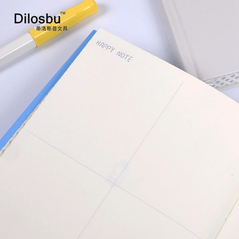Dilosbu Be Happy diarybook разноцветная внутренняя ручная запись блокнот цветные внутренние