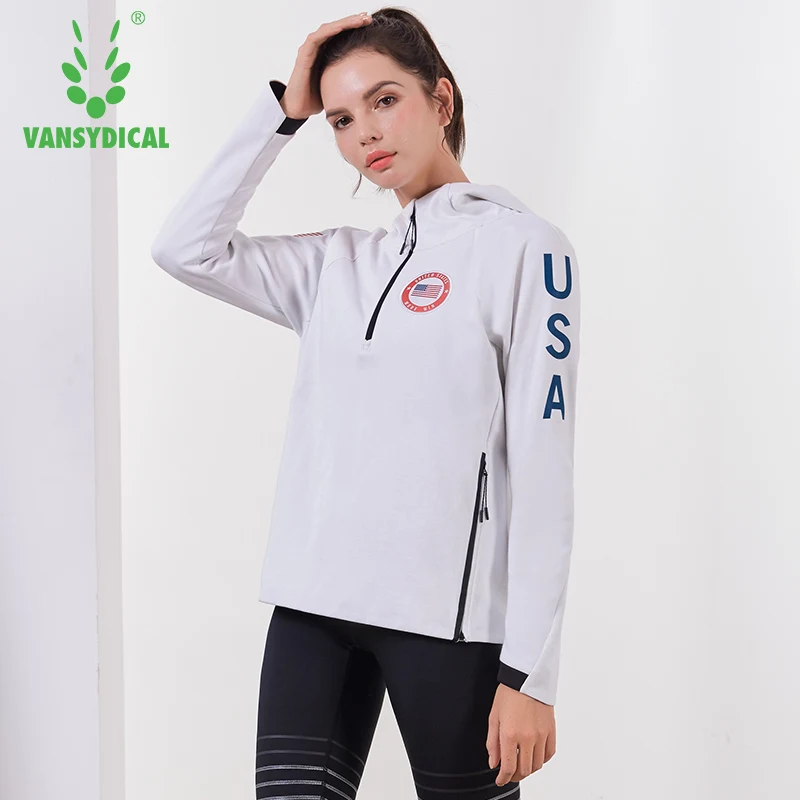 Женская Студенческая спортивная куртка на молнии для занятий йогой и бега