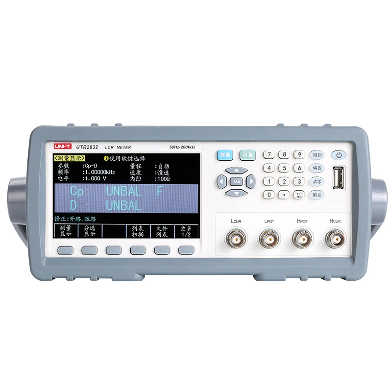 UNI-T UTR2832 desktop LCR Цифровой мост 200 кГц/индуктор сопротивление емкость измерительный прибор