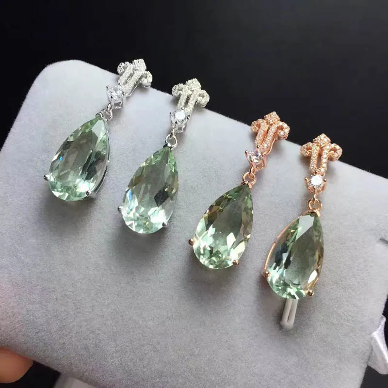 Женские и женские серьги подвески из серебра 925 пробы с
