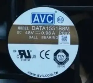 Вентилятор с 4 проводами DATA1551B8M 48 В 17251 А