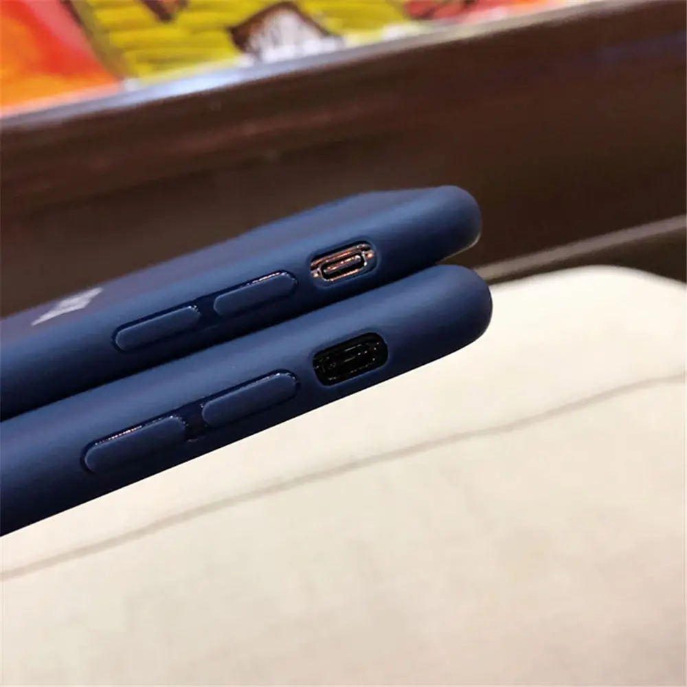 Силиконовый чехол Moskado для iPhone X XR XS Max 7 8 6 6s Plus 5 5S SE Love Heart Letter чехол для телефона с рисунком в виде животного мягкий чехол из ТПУ