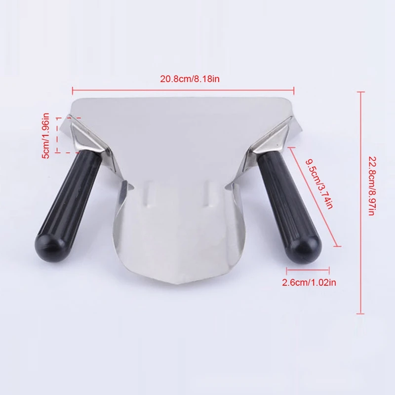 Чип лопата из нержавеющей стали утолщенный картофель фри Лопата чип упаковка