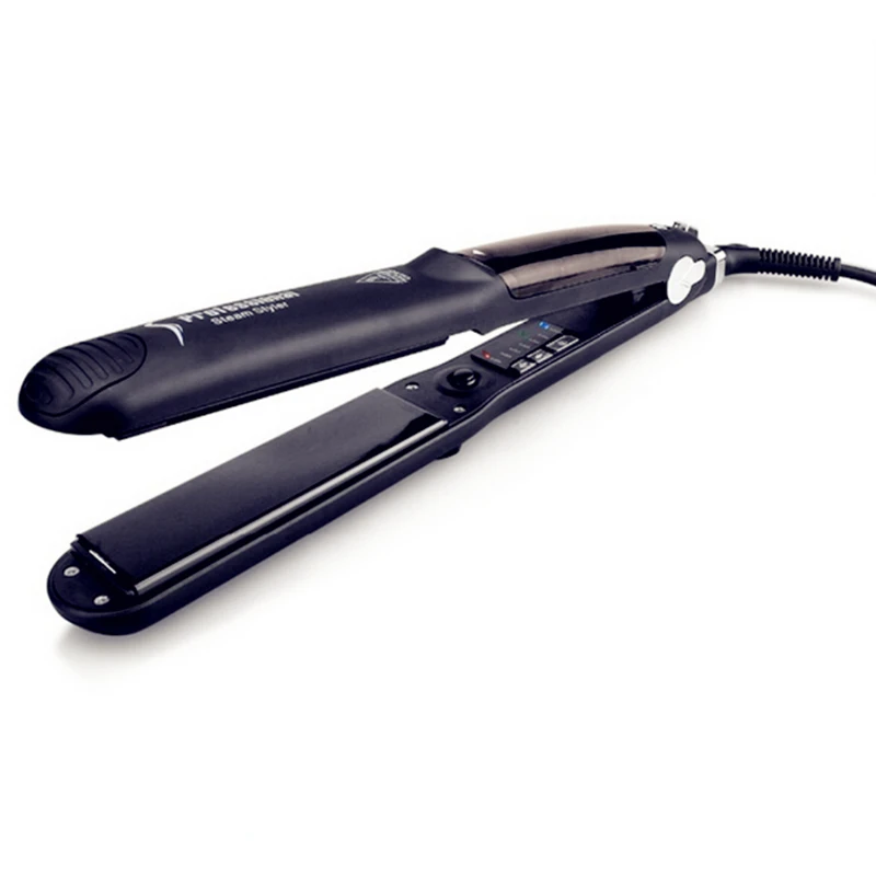 Утюжок с турмалиновым керамическим испарителем и функцией пара|professional hair