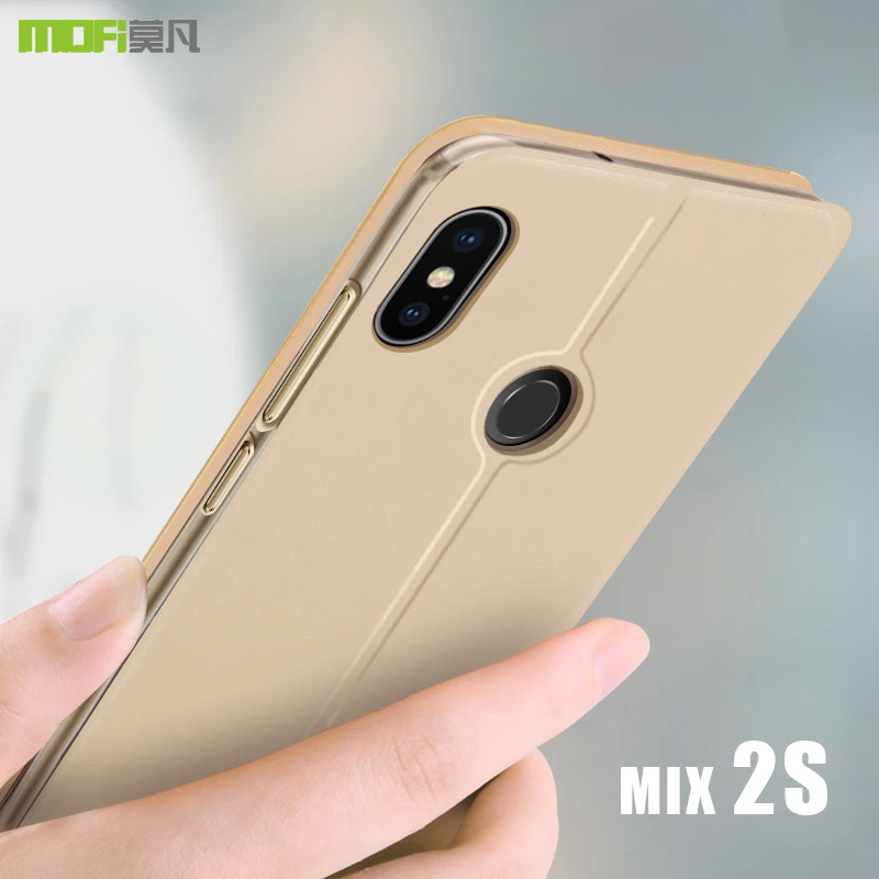 Mi x 2 s MOFI для Xiaomi mi кожа флип чехол с откидной подставкой Флип кожаный силиконовый