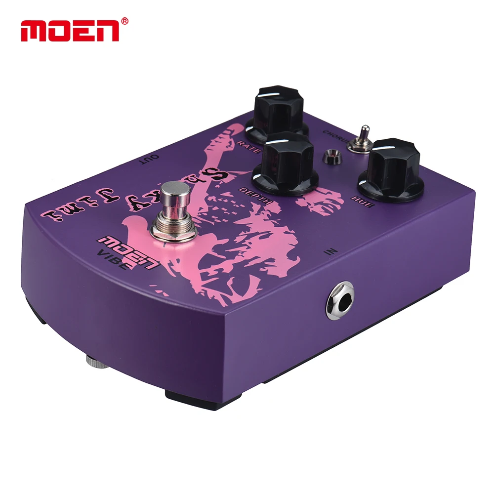 MOEN MO-VB Shaky Jimi Vibrato хор гитары педаль эффектов True Bypass корпус из алюминиевого сплава с светодиодный светильник