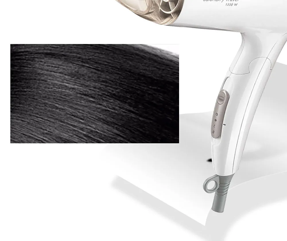 PHILIPS SalonDry Дорожный фен HP4988 со складным дизайном 100-240 В Поддержка горячего и холодного ветра высокой мощности постоянной температуры