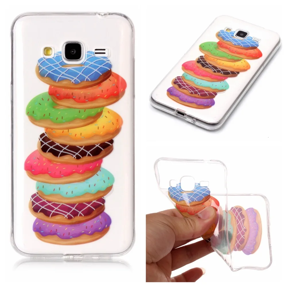 Чехол для Samsung Galaxy J3 (2016) SM-j320f J320H j320 J310 j320FN Роскошный прозрачный мягкий чехол