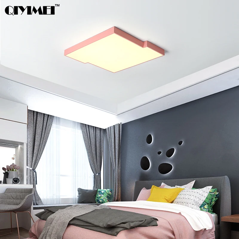 Ультра-тонкий квадратный светодиодный потолочный светильник потолочные