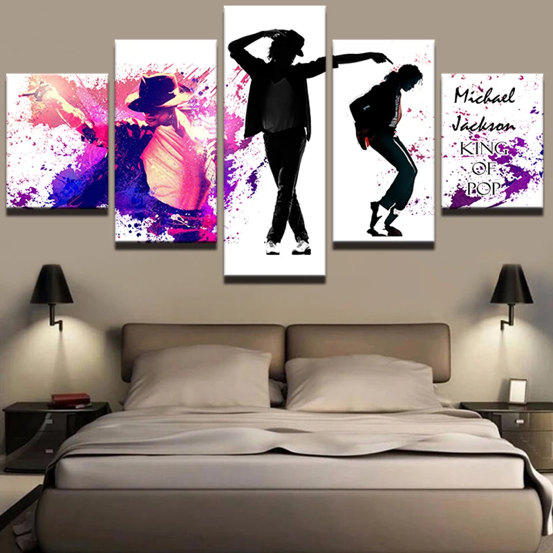 Музыка Легенда танец король Майкл Джексон плакат HD печать домашний декор