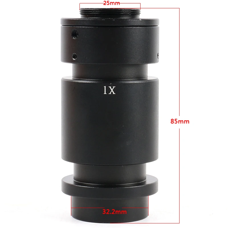 0.4X 1X промышленный монообъектив Zoom C mount адаптер объектива для 0.7X-5X регулируемое увеличение постоянно изменяемое 200X 500X объектив