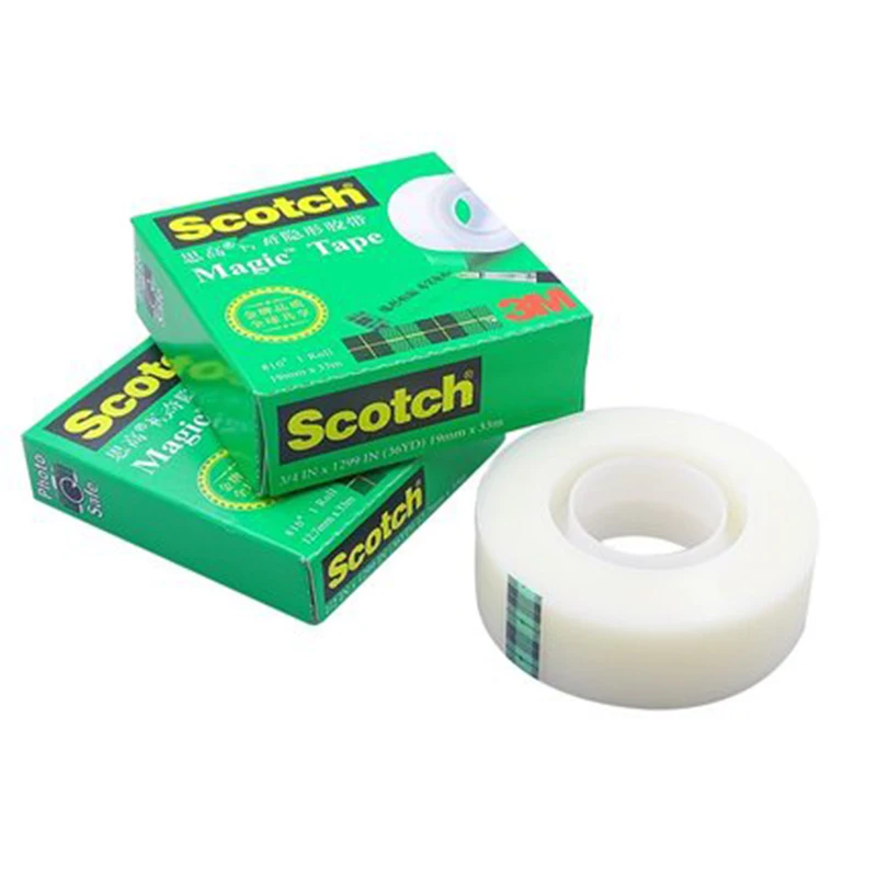 3m Scotch 810 волшебная лента 19 мм * 33 м (3/4IN 1299IN) 5 шт/ot невязкая клейкая канцелярские