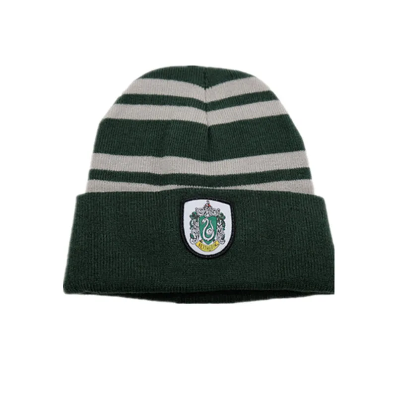 Slytherin Халаты Галстуки шарфы шапка Гриффиндор Ravenclaw Слизерин Хаффлпафф костюмы для косплея плащи шарфы для взрослых детская одежда - Цвет: Slytherin