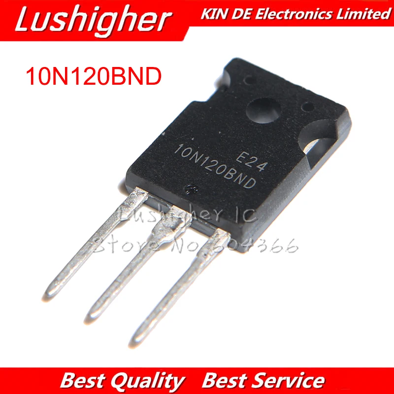

5PCS HGTG10N120BND TO-247 10N120BND TO3P 1200V 10A
