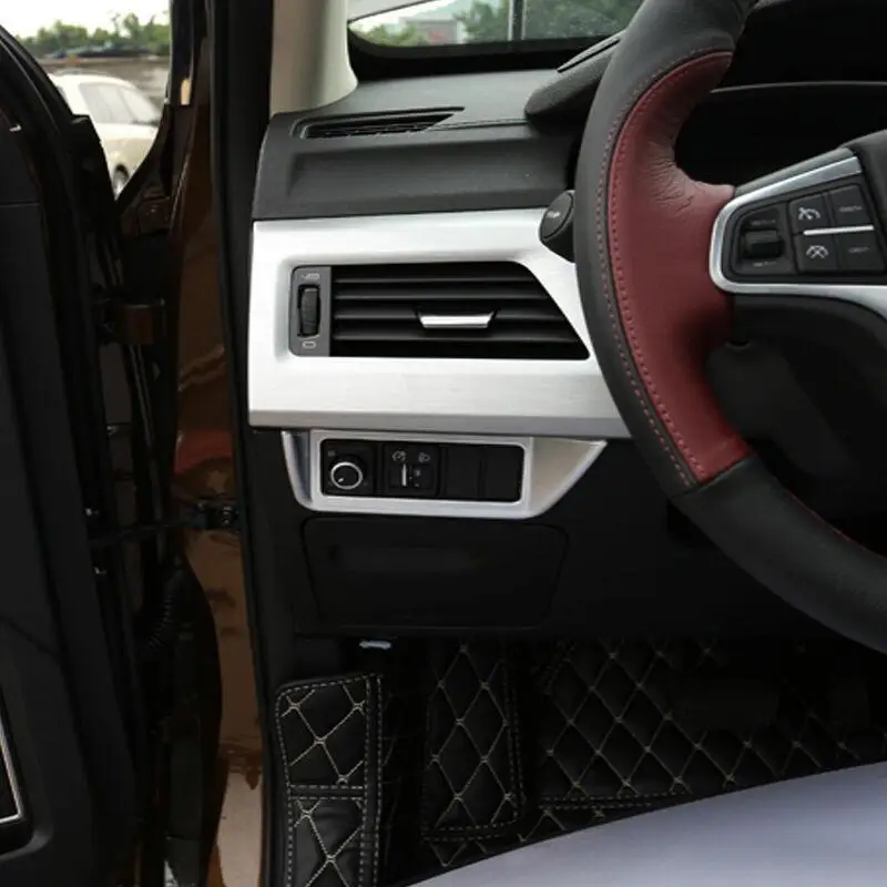 ABS Матовый для Geely Atlas аксессуары 2016 2017 2018 Автомобильные фары Регулировка