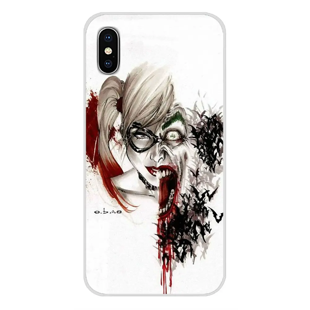 Аксессуары чехлы для телефонов Motorola Moto X4 E4 E5 G5 G5S G6 Z Z2 Z3 G G2 G3 C Play Plus joker harley quinn |