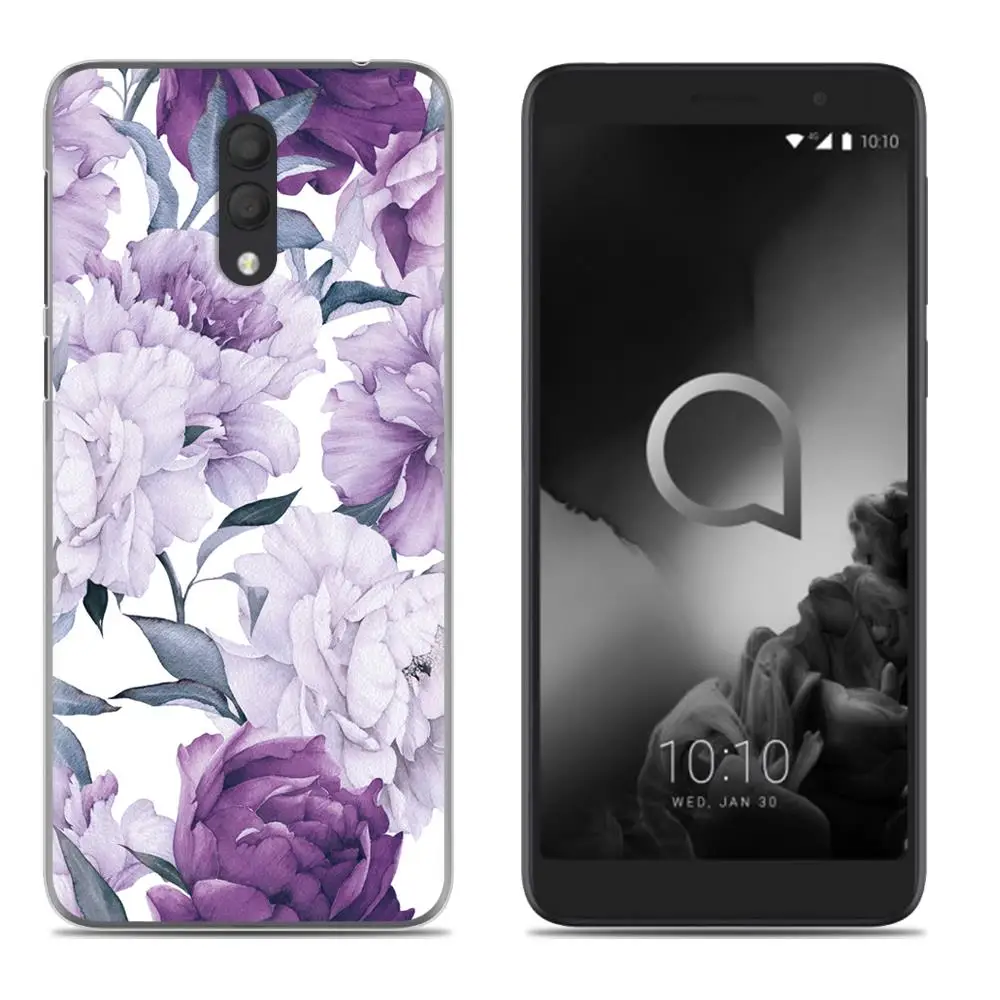 5 Противоударный чехол для телефона Alcatel 1X(), без отпечатков пальцев, стильный дизайн, задняя крышка для телефона, ТПУ, силиконовый чехол для телефона - Цвет: 5