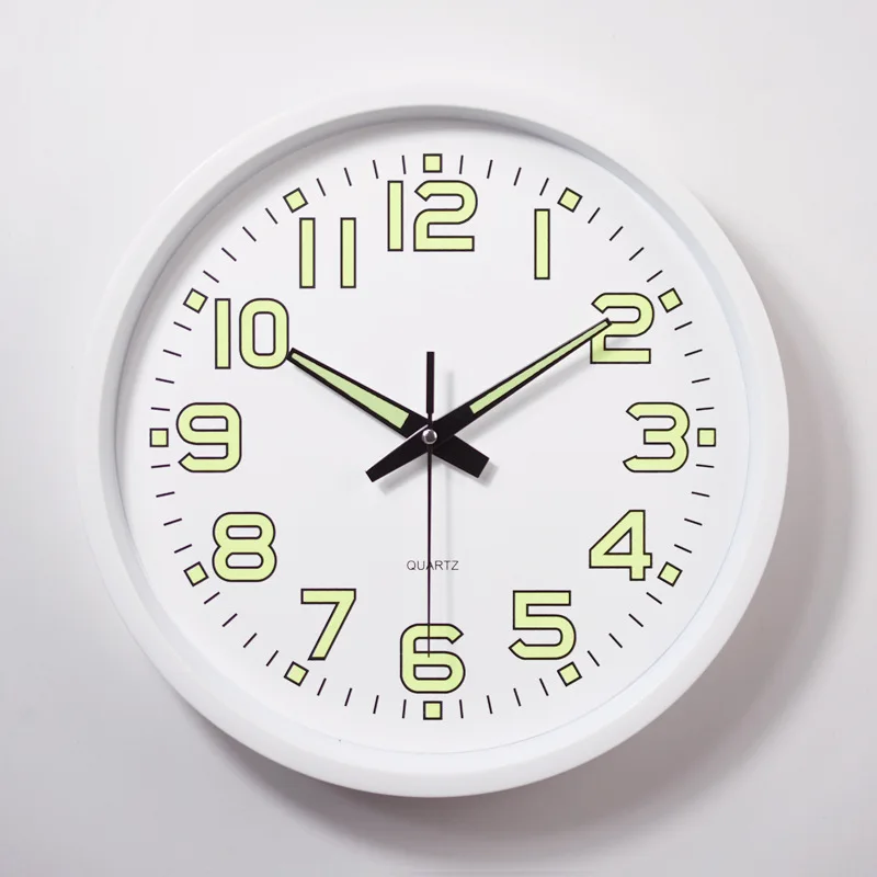 

Creative Moon Luminous Wall Clock 12 Inch 2019 New Classic Circular Quartz Clocks Home Decor Bedroom Decor Relogio de parede
