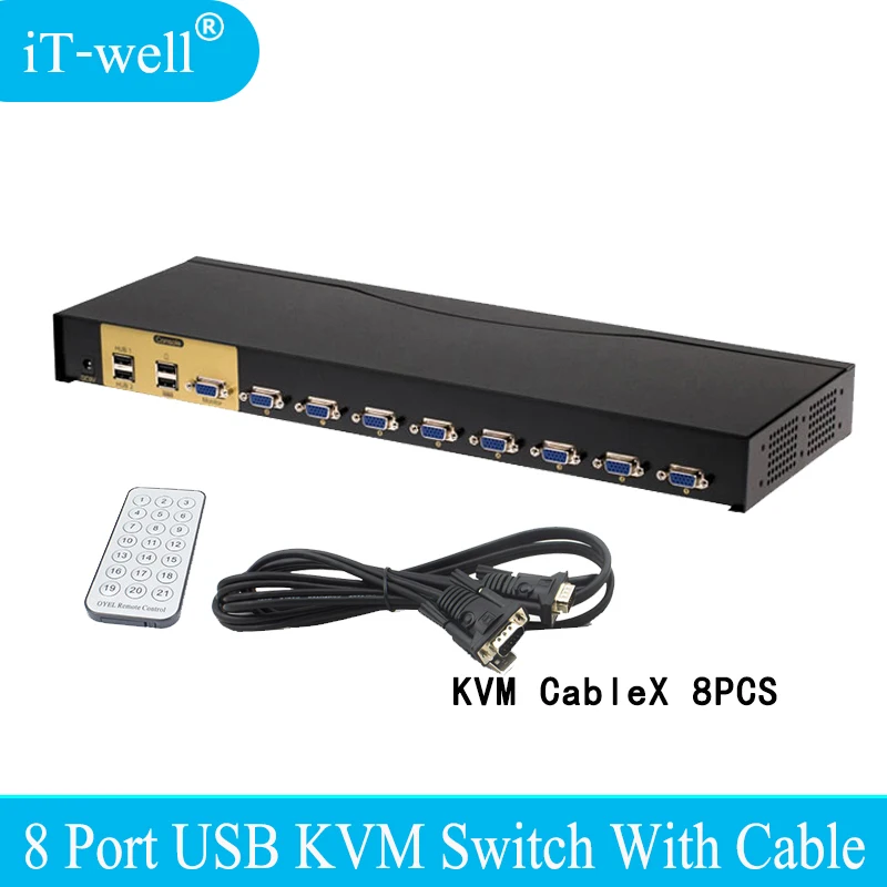 Умный USB KVM переключатель VGA адаптер для подключения клавиатуры и мыши принтера