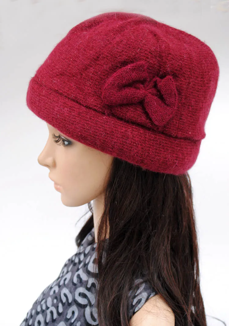 Free shopping 2018 Fashion wool Winter hats for women winter cap thickening thermal knitted hat female caps | Аксессуары для