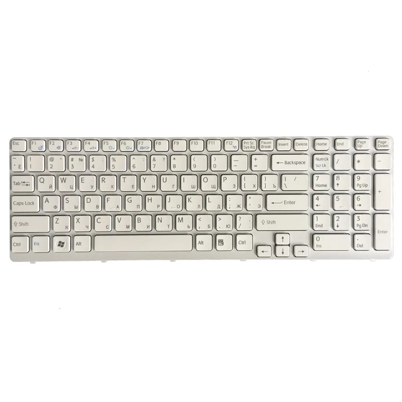 Новый для sony vaio SVE1511Q1ESI SVE1511D1EW SVE151C11M SVE1511C119B Витте Русский RU Клавиатура