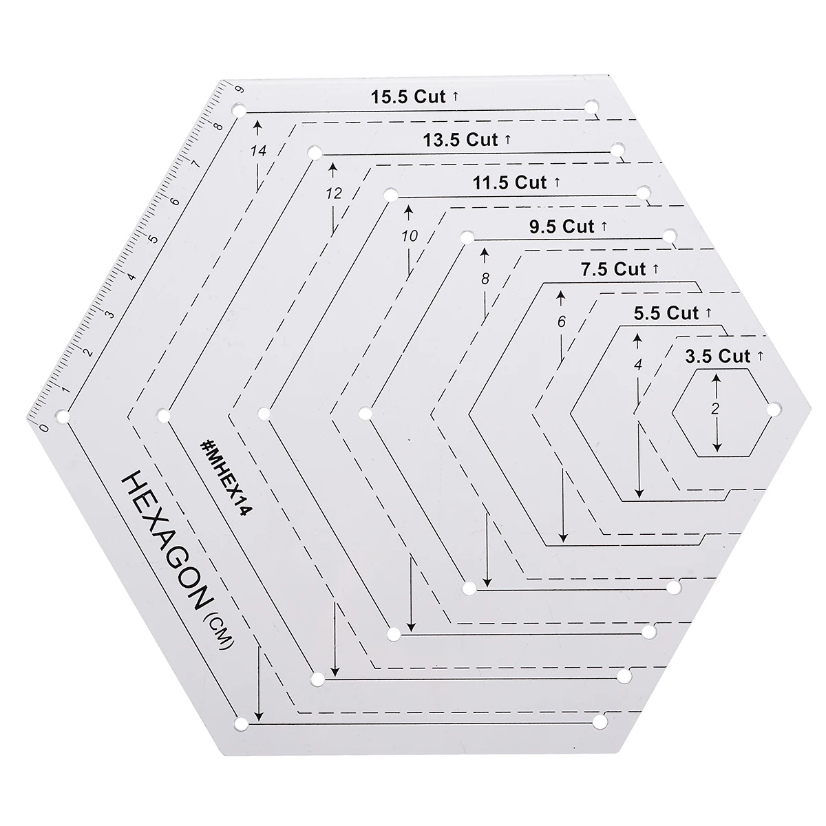 4pcs/Set Craft Quilting Ruler Plastic Patchwork Cutting Rulers DIY Sewing Measuring Drawing Tools Home Office Supplies | Инструменты
