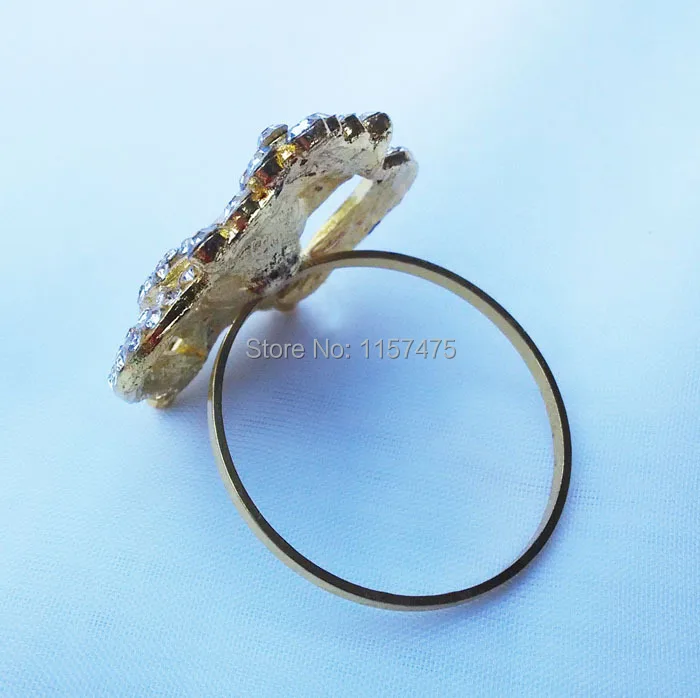 HI9101 Королевское золото кольцо для салфетки с короной|ring dating|ring thumbring pendent |
