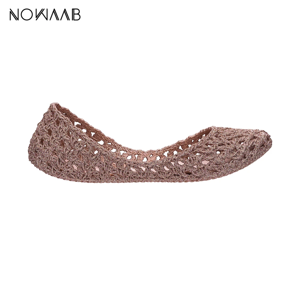 Женские сандалии на плоской подошве Melissa Желтые Повседневные босоножки красного