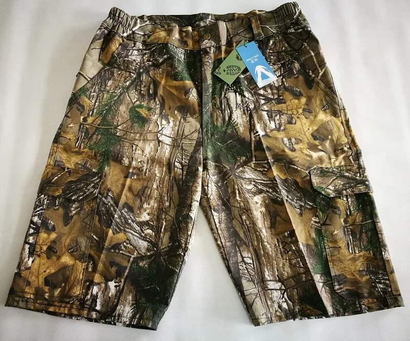 Summer Outdoor Sports Men's Sniper Tactical Bonic Hunting Camouflage Shorts Fishing Camping Hiking Cargo Plus Size | Спорт и