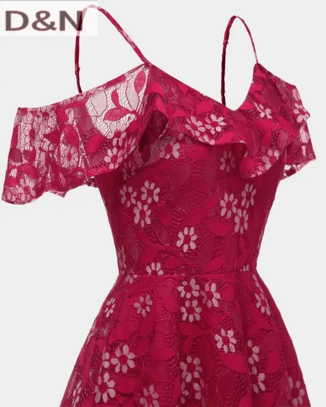 Кружевные вечерние платья 2019 короткие с v образным вырезом для выпускного вечера