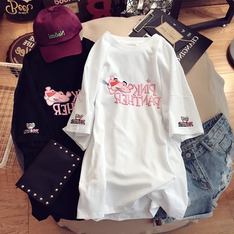 Женские свободные пуловеры с коротким рукавом топ новинка 2019 летний средней