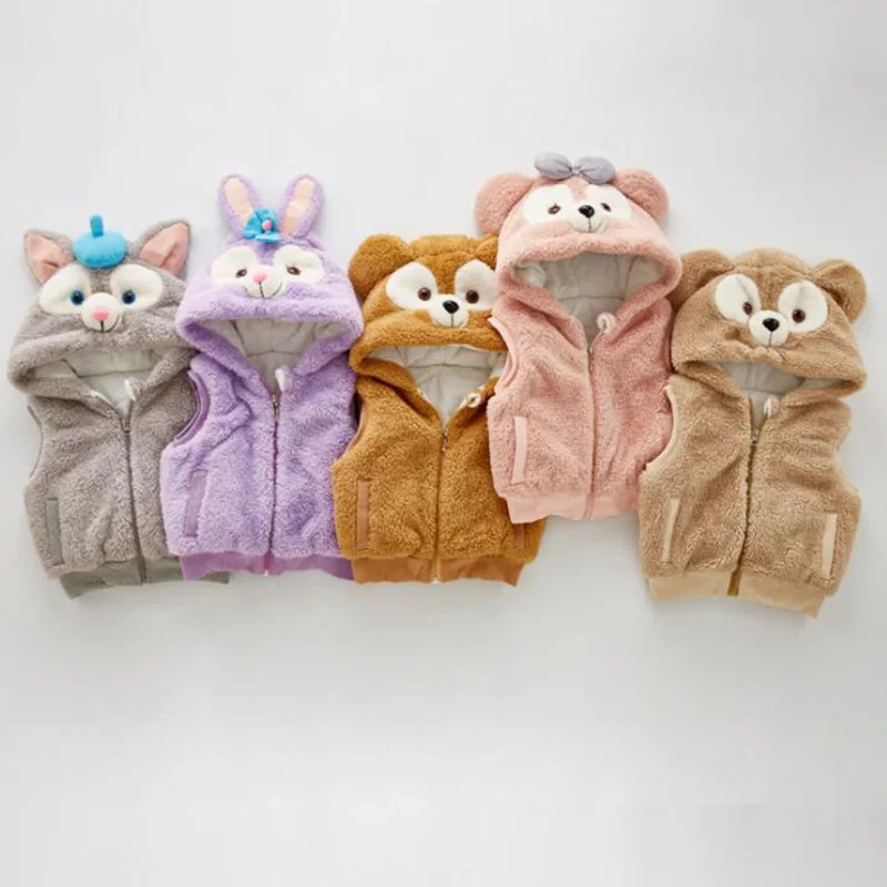 2018 осенне-зимний жилет для маленьких мальчиков и девочек Плотная хлопковая