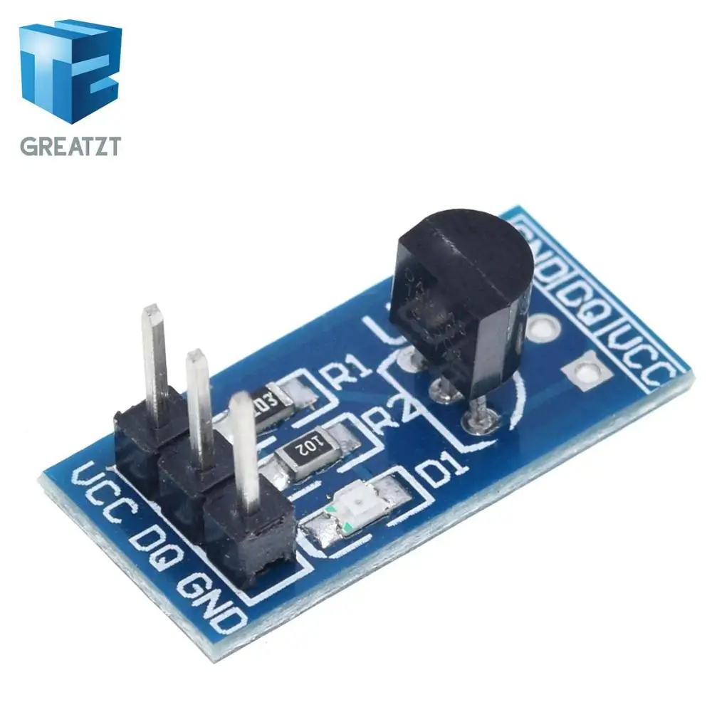 Модуль датчика измерения температуры DS18B20 GREATZT 1 шт. для arduino|module temperature|module for