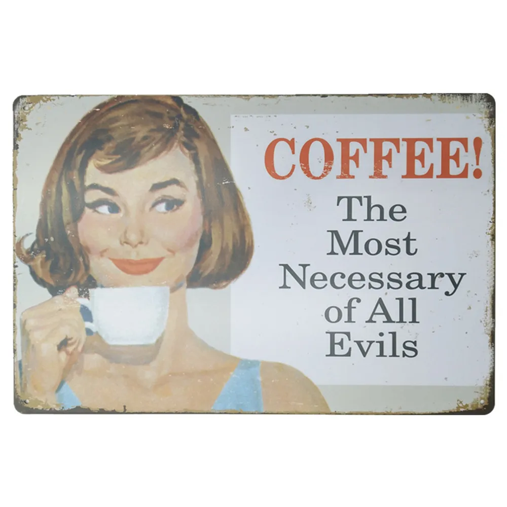 Vintage Metal Tin Sign Poster Plaque Bar Pub Club Cafe Home Plate Wall Decor Art Garden Decorative Supplies Tool | Дом и сад