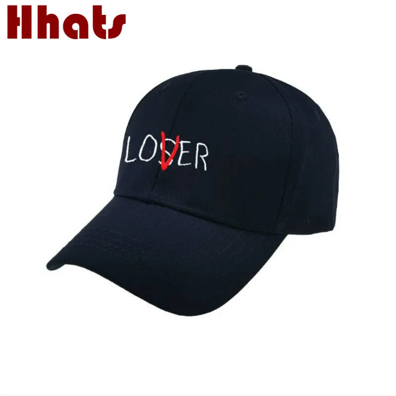 

Embroidery LOVER Dad Hat Cotton Lover Loser Baseball Cap Summer Snapback Hip Hop Men Cap Bone 6 Colors Available Drop Shipping