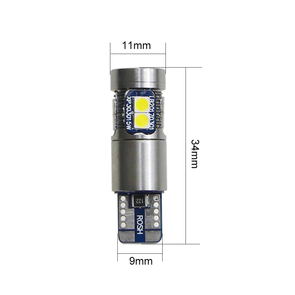 Kein 2шт T10 светодиодная лампа для автомобиля 194 CANBUS W5W 168 501 авто 3030 9smd боковая клиновая внутренняя чтения света автомобильная парковочная задняя фара автомобиль 12 В.