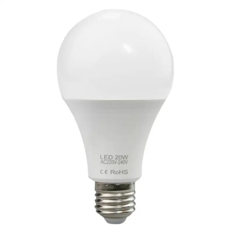 white light E27 Светодиодный светильник 220-240 в 12 Вт 15 Вт 18 Вт 20 Вт энергосберегающий светильник для внутреннего освещения - Испускаемый цвет: white light