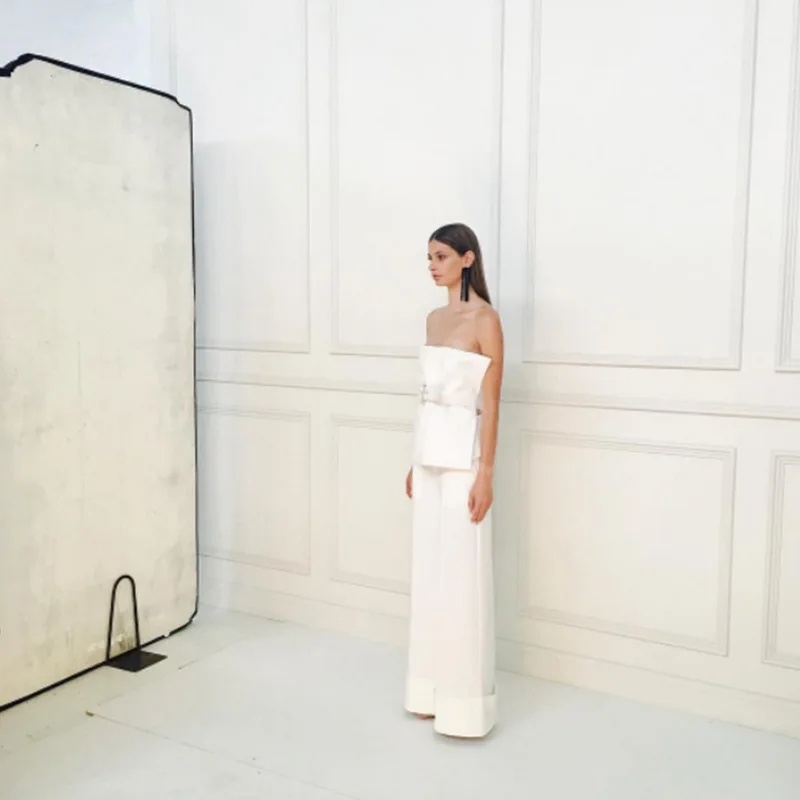 2019 летняя шикарная однотонная Деловая блузка без рукавов официальная Офисная