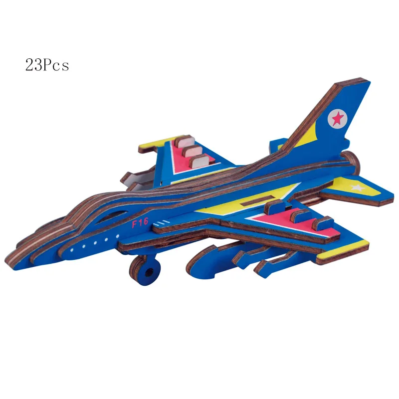 DDWE Submachine Fighter/бомбардировщик/модель самолета 3d Трехмерная деревянная