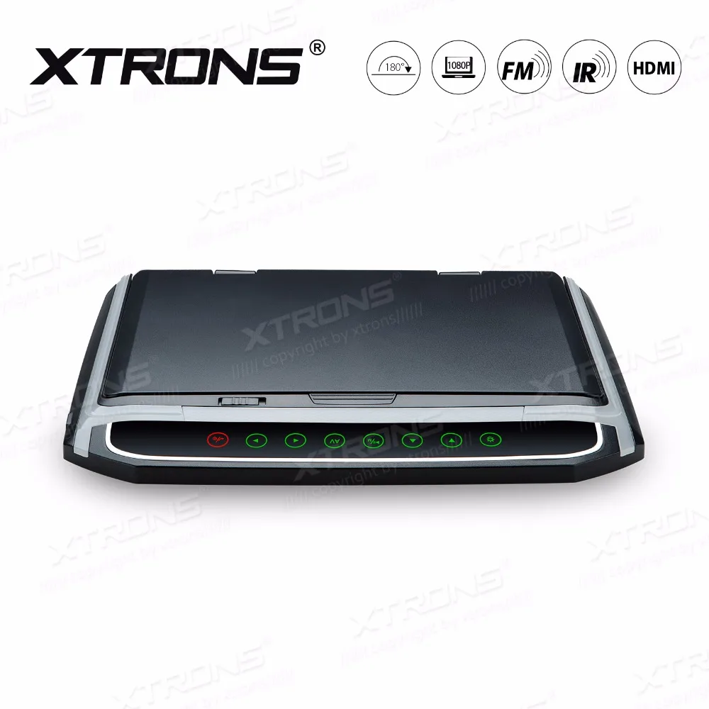 Монитор XTRONS 10 2 дюйма 1080P HD HDMI + ИК наушника|Мониторы для авто| |